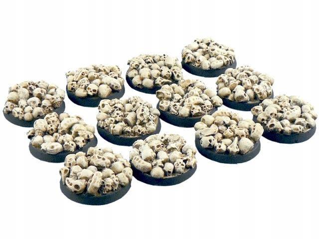Skull Bases Round 25mm (5)