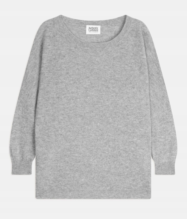 Originální Kašmírový Svetr Goléon střih Chauve Souris, velikost XL