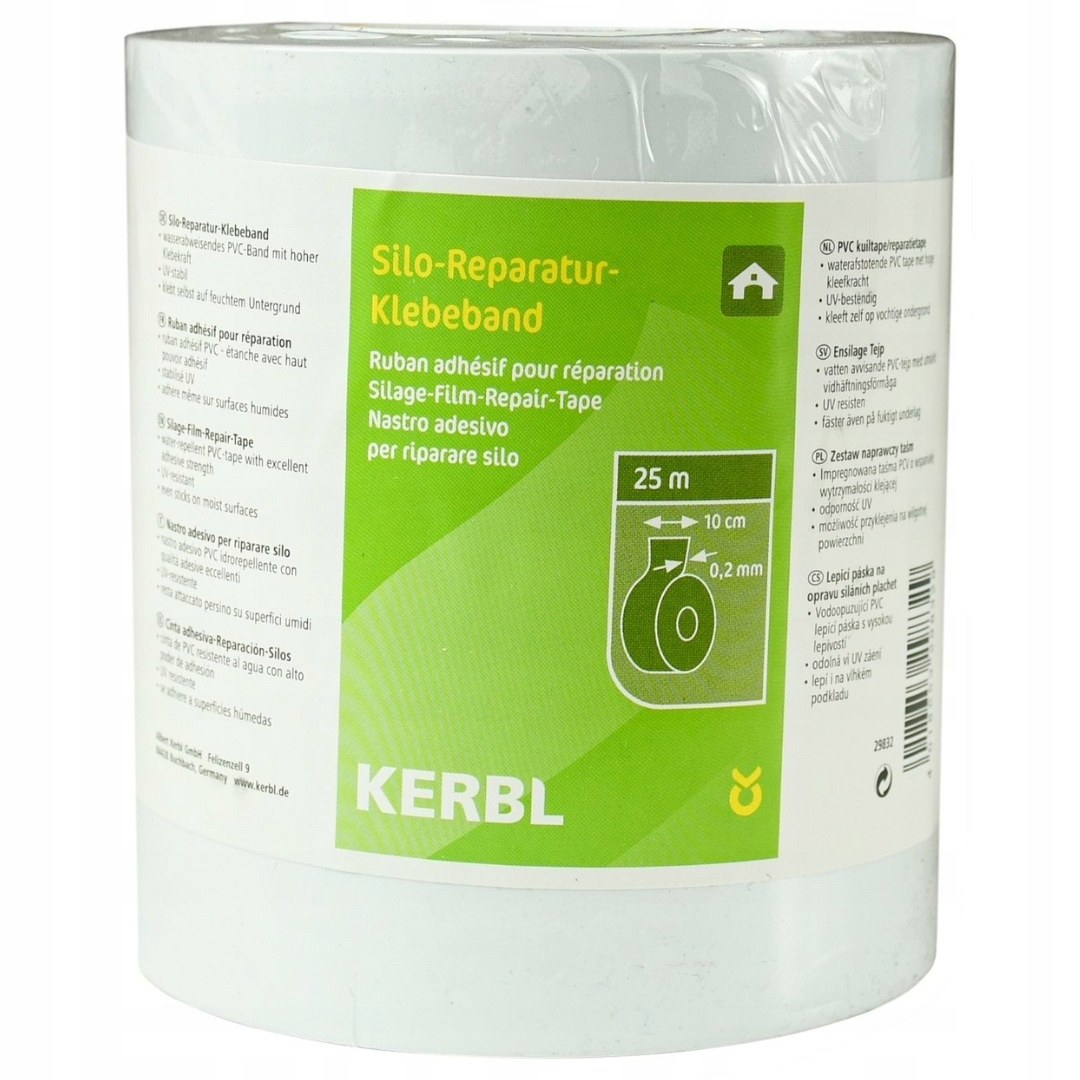 Taśma,naprawcza do balotów z UV 25m biała