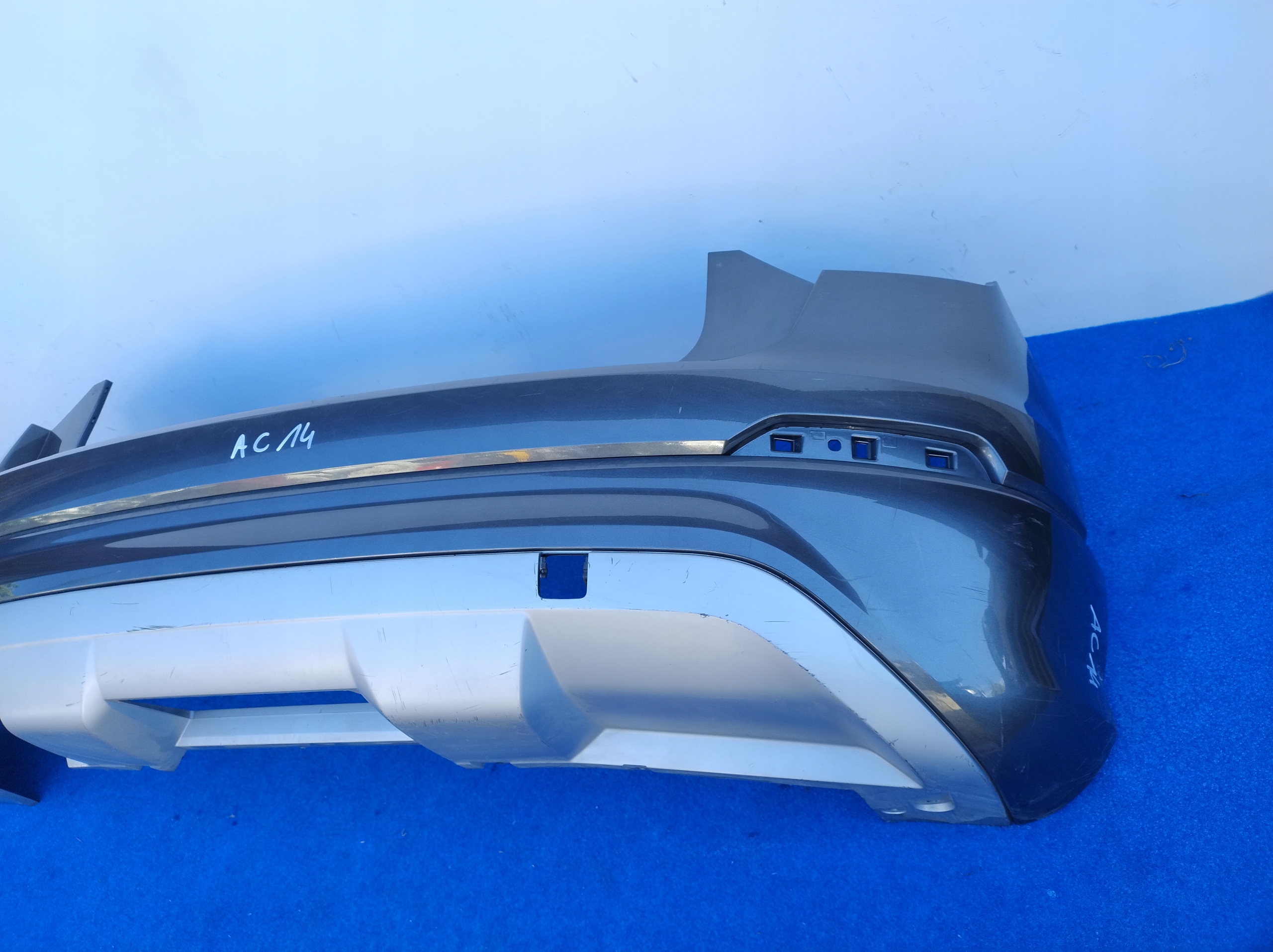 AUDI Q2 81A bumper rear part rear below towing without PDC 81A807511B AC14
