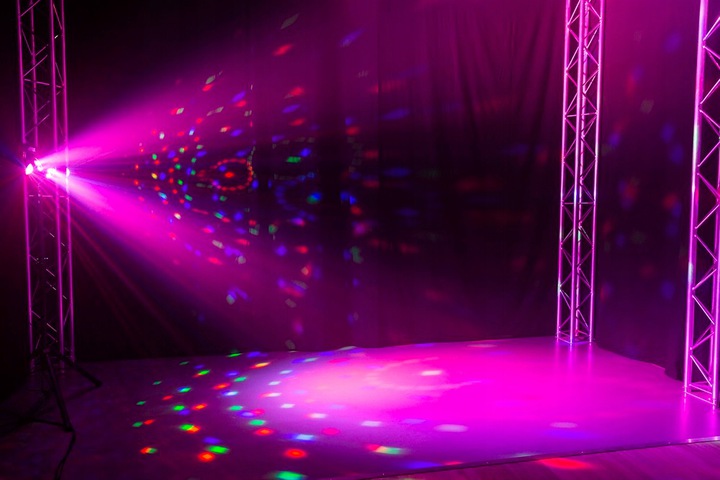 Reflektor 2x LED PAR 2x JELLYMOON statyw zestaw Marka MAX