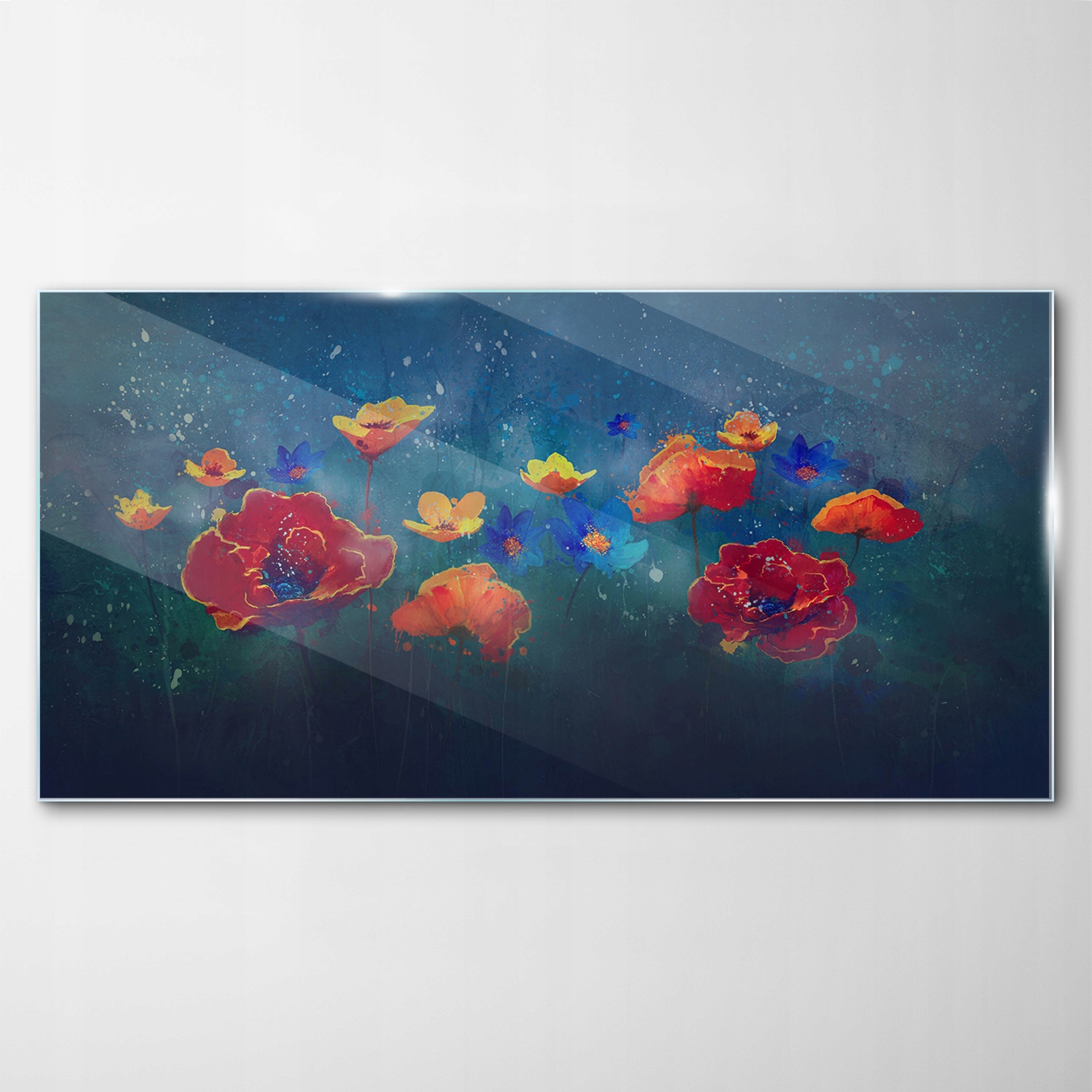 

Hartowany Obraz Szklany Rośliny Kwiaty 120x60