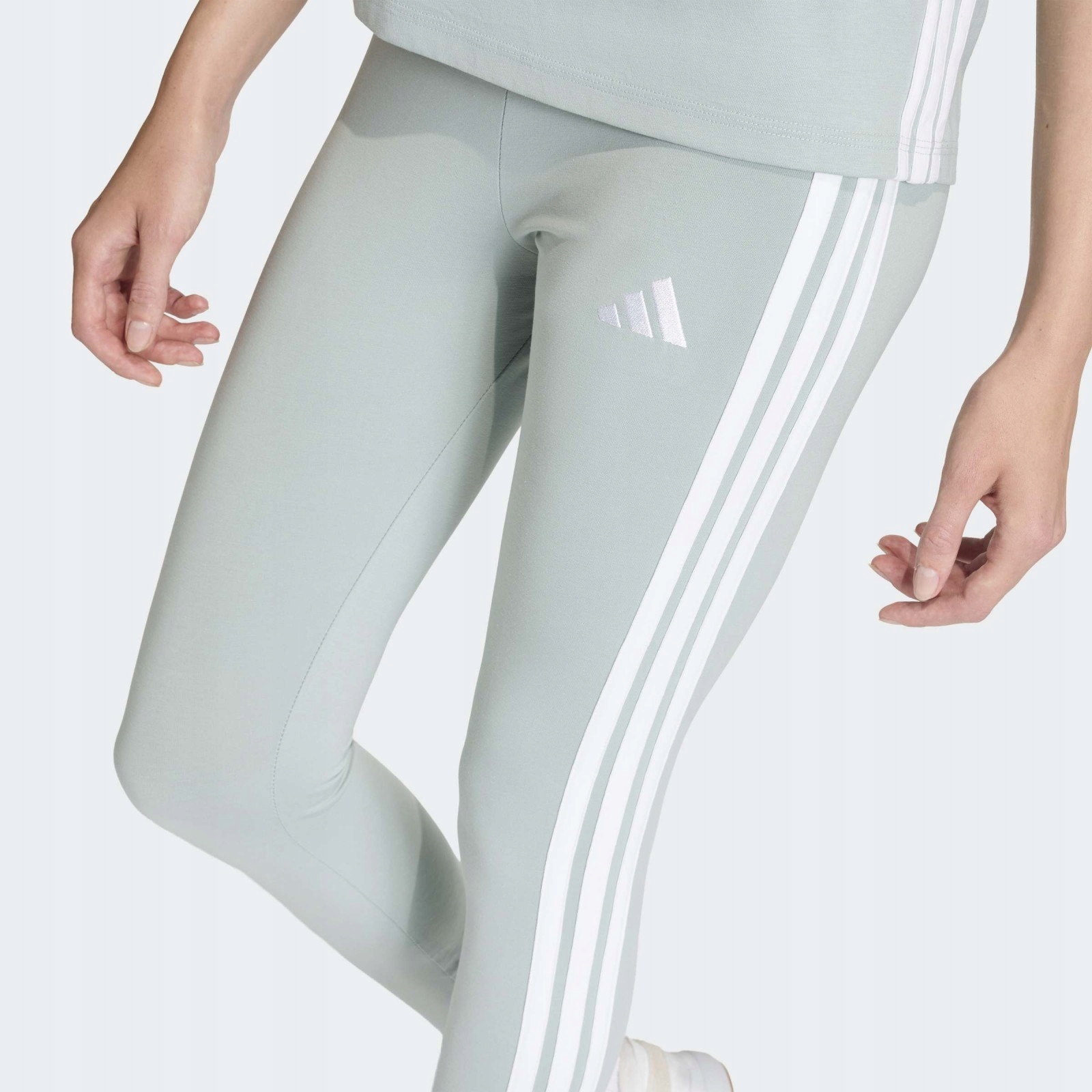Dámské kalhoty adidas Essentials 3-Stripes Cotton Leggings