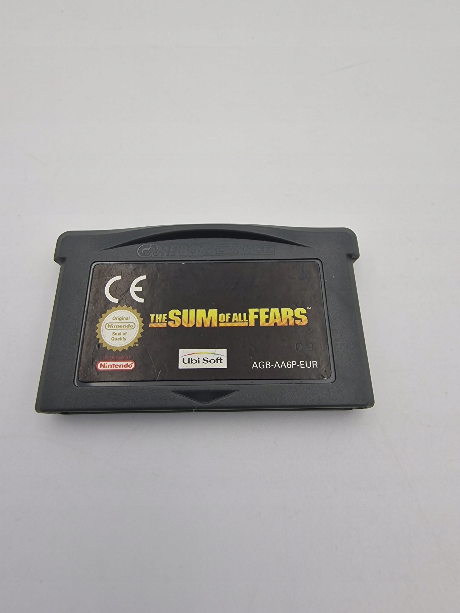 GAME BOY ADVANCE THE SUM OF ALL FEARS Platforma Nintendo Game Boy Advance