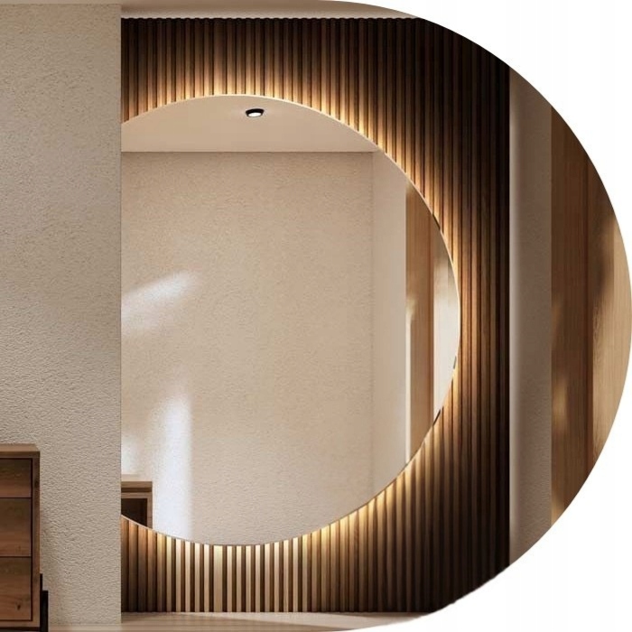 Zrcadlo Se Zkoseným Bokem 80 cm Zrcadlo