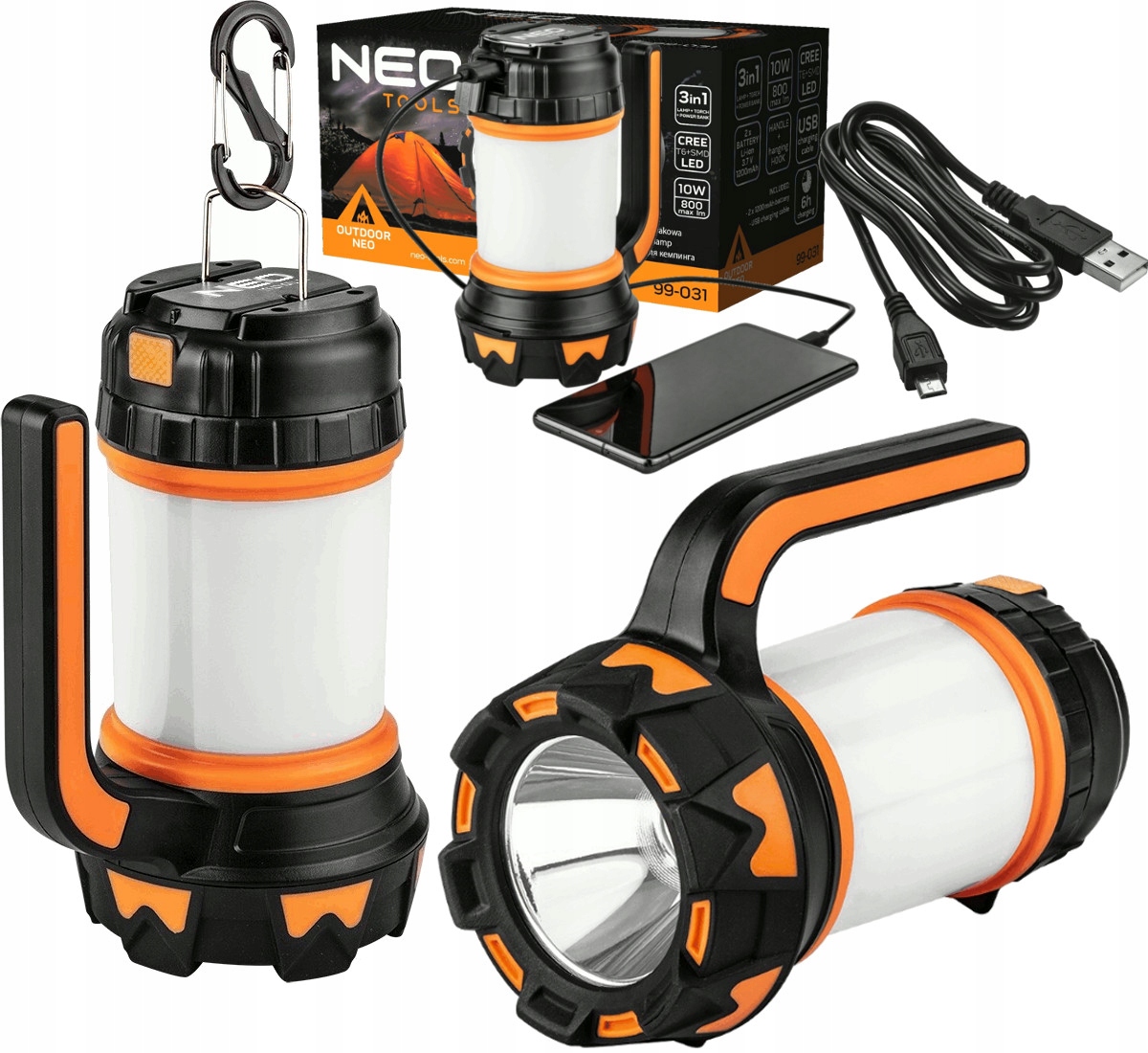 

Neo Lampa Biwakowa Turystyczna Namiot Kemping Led
