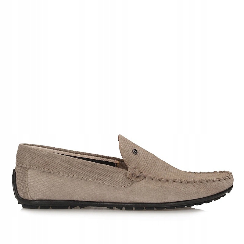 Pánské mokasíny Filippo MP923/26 Tp béžové kožené, nazouvací