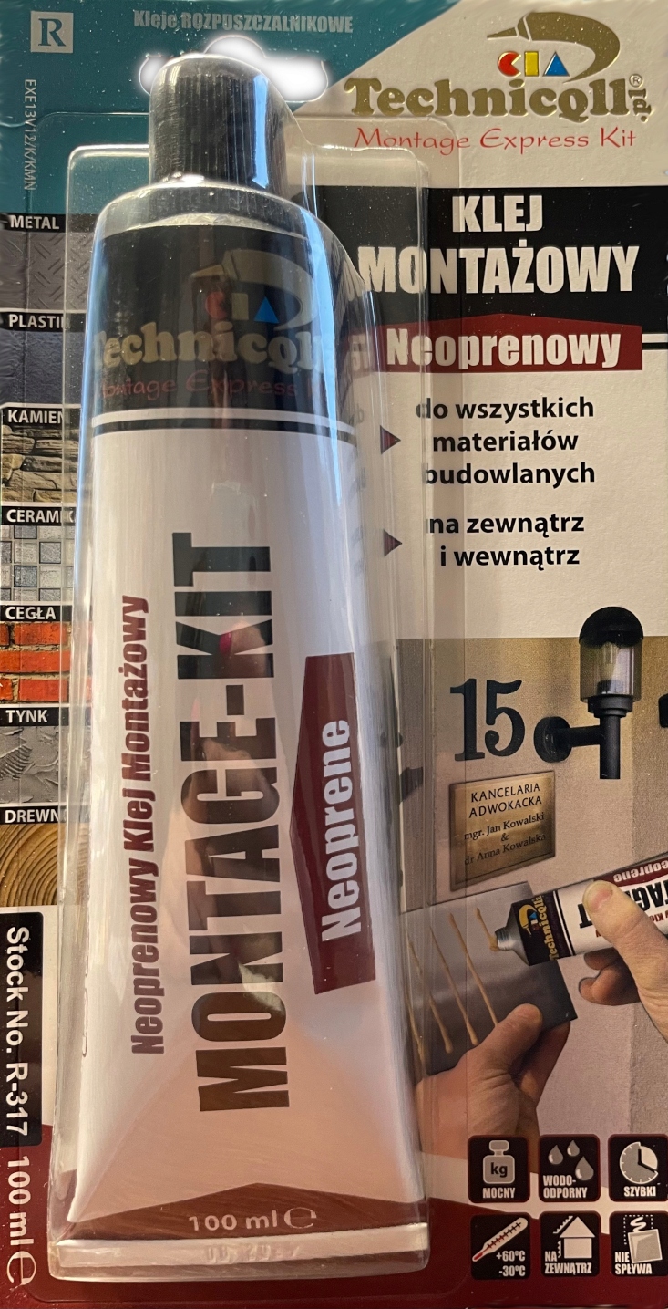 

Klej Montażowy Neoprenowy R-317 Technicqll 100ml