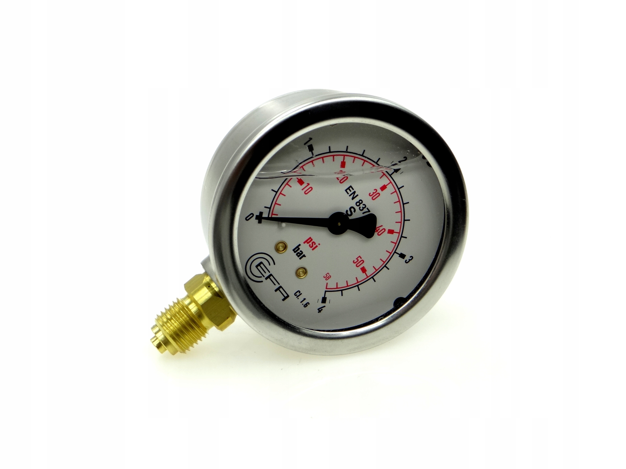 

Manometr Ciśnieniomierz 4 bar 1/4" Gliceryna
