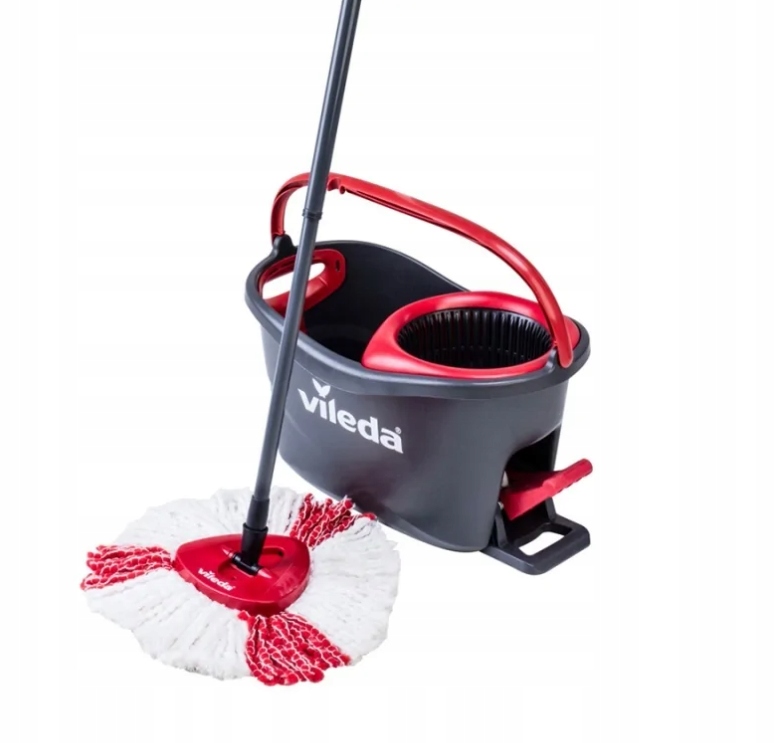 Wiadro i mop obrotowy Vileda Turbo + płyn Ajax Kod producenta 243