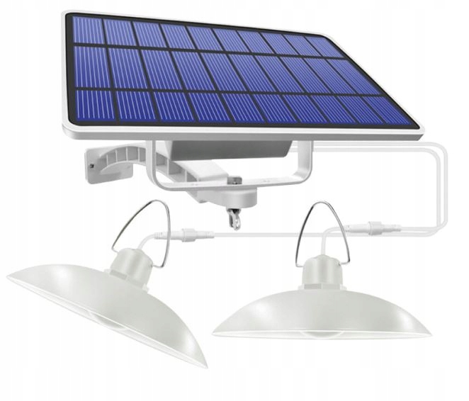 LAMPA LED SOLARNA żyrandol ogrodowa wisząca 6W