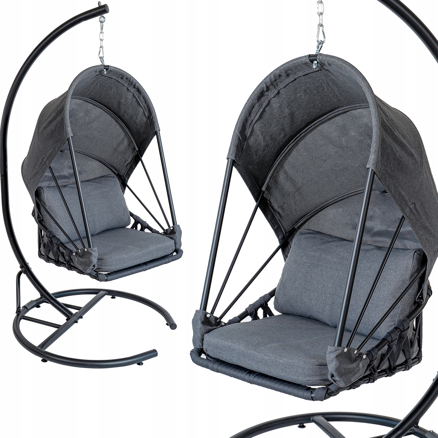 

Fotel wiszący ogrodowy Huśtawka kosz bujany Kokon