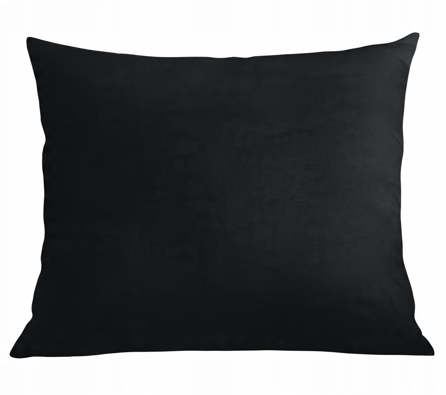 

Czarna Poszewka Na Poduszkę Bawełna Zamek 70X80