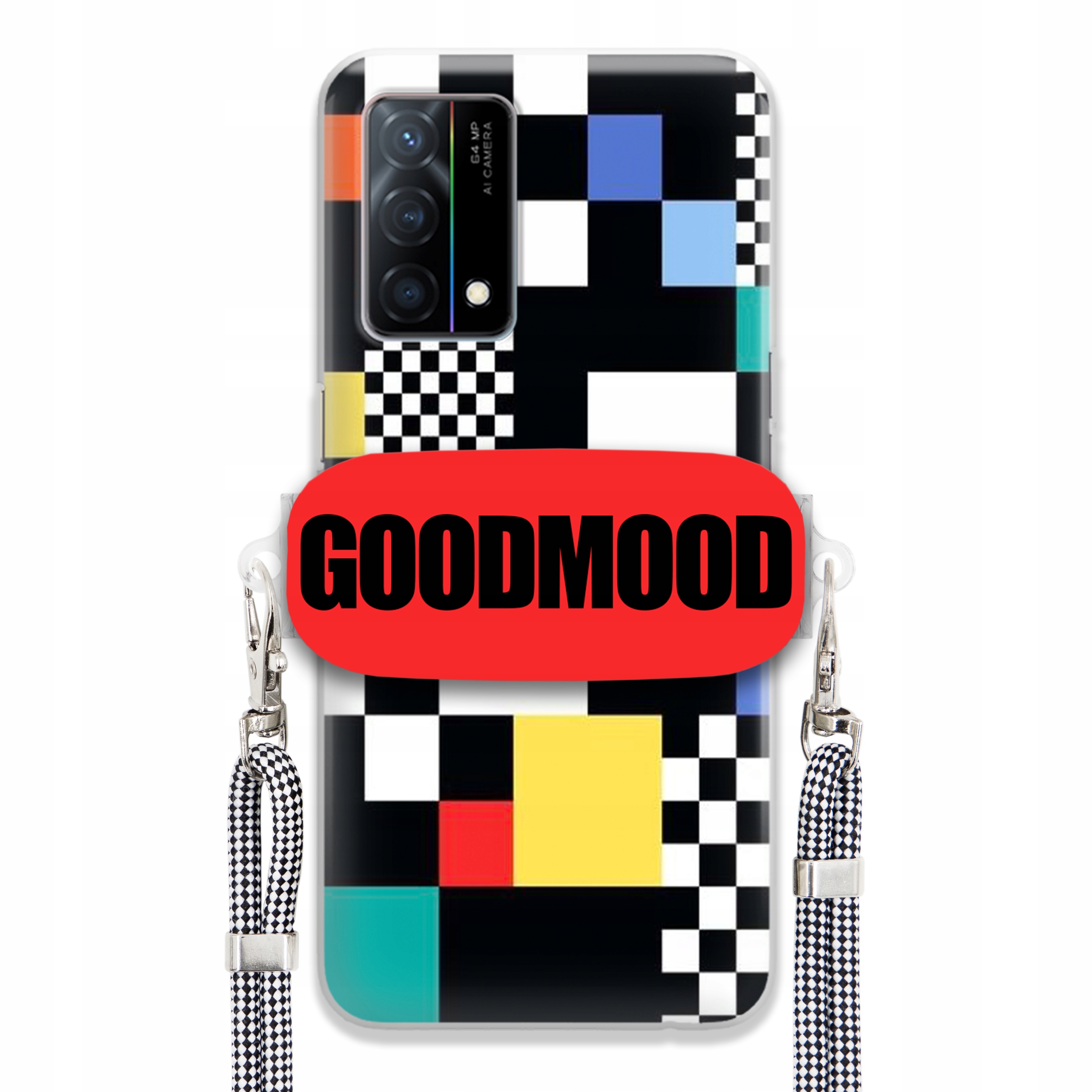 Pouzdro Pro Oppo K9 5G Case Držák Na Vodítko Zebra Telefonu Pixelart Goodmood Vzory