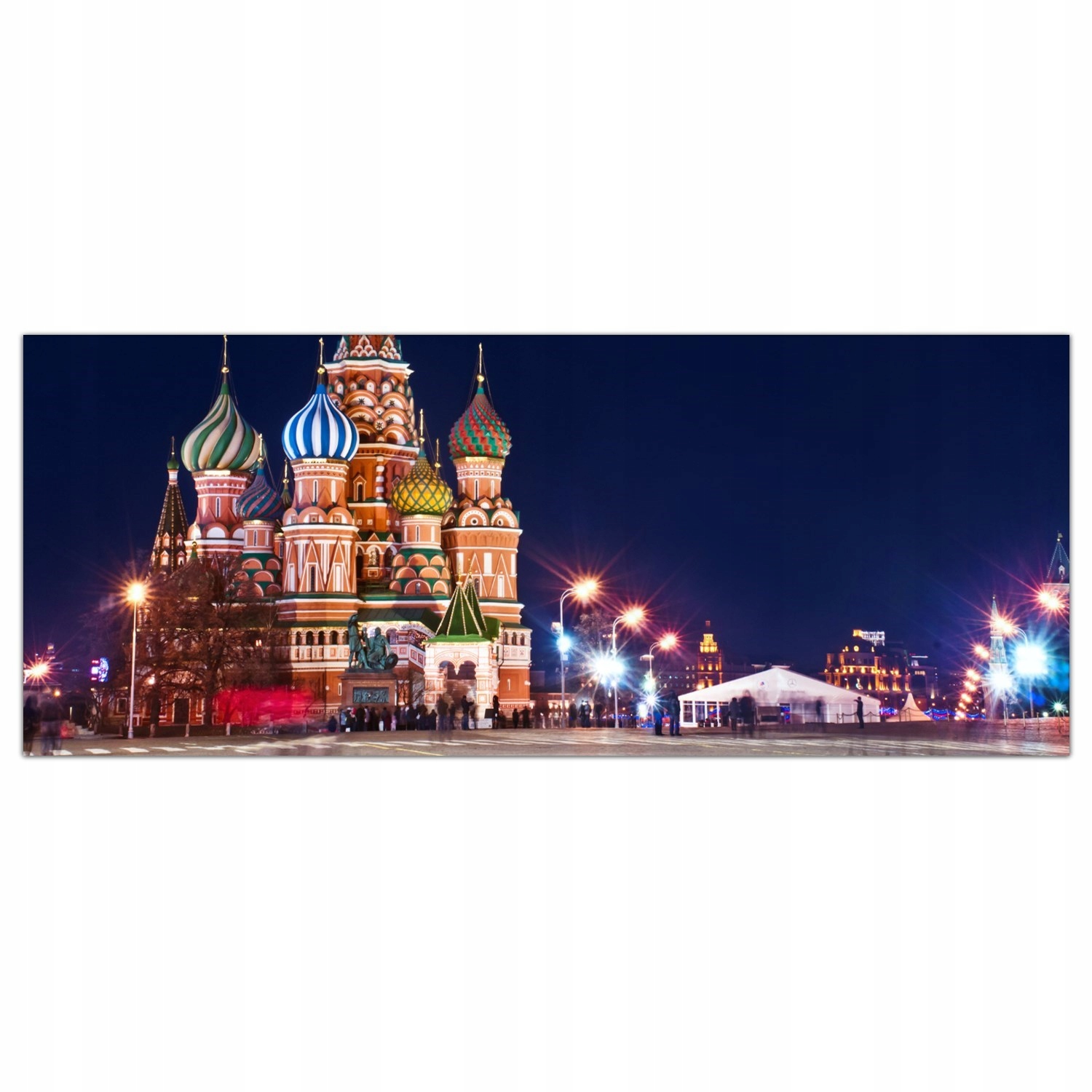 Moskva Katedrála Kostel 125x50 cm Tvrzený panel