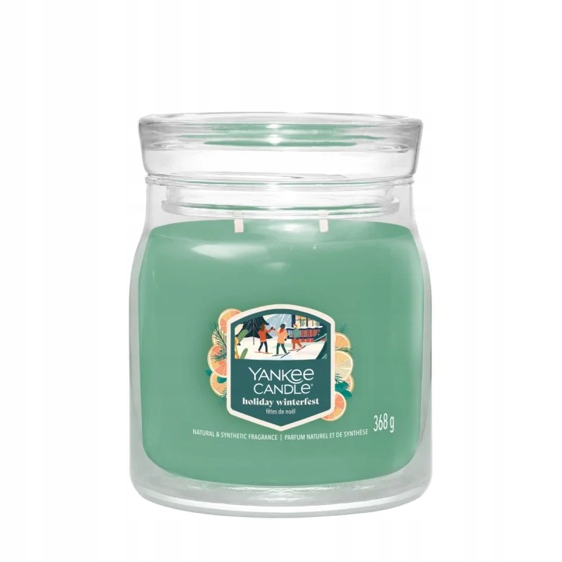 Yankee Candle Holiday Winterfest 368 g – Vánoční svíčka