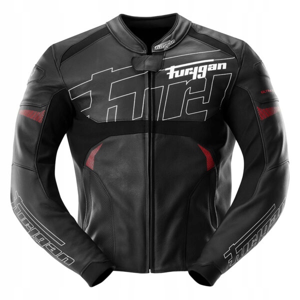Furygan Helix Black-Red kožená motocyklová bunda veľ. M