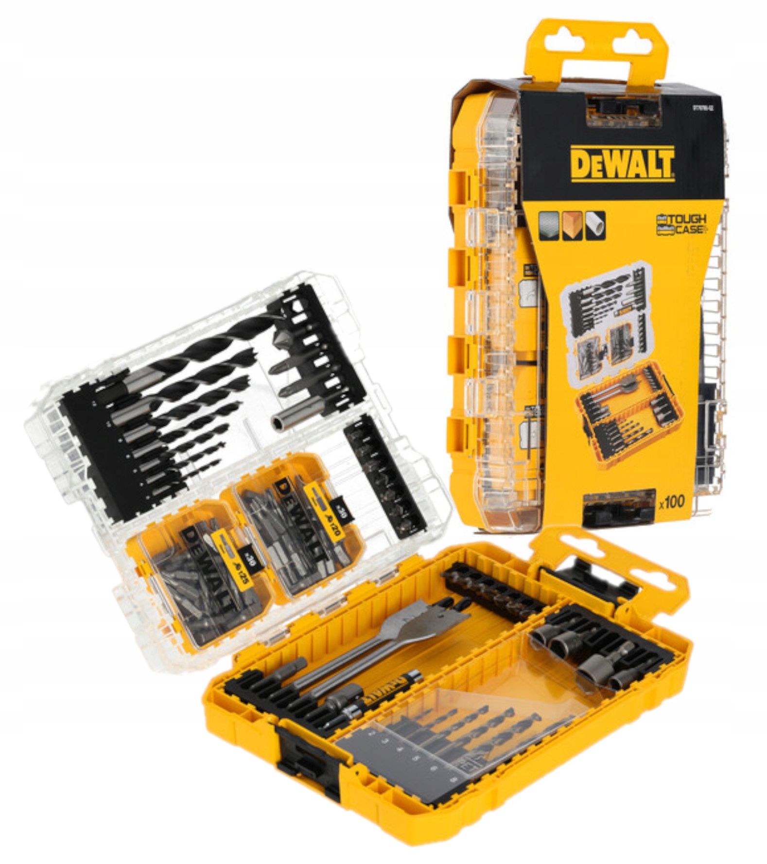 DeWALT 100dílná sada vrtáků a bitů DT70785