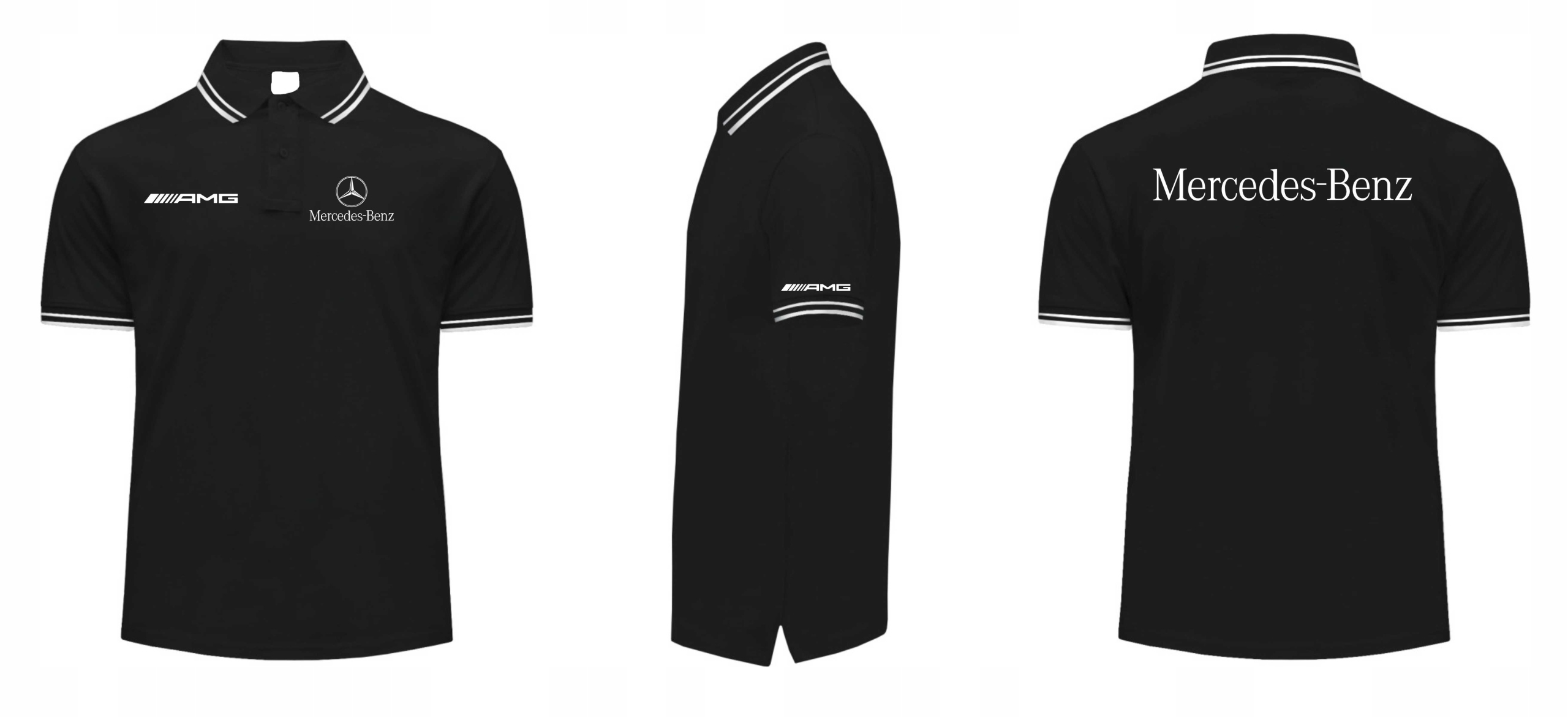 KOSZULKA POLO MERCEDES koszulki BENZ AMG 3 kolory