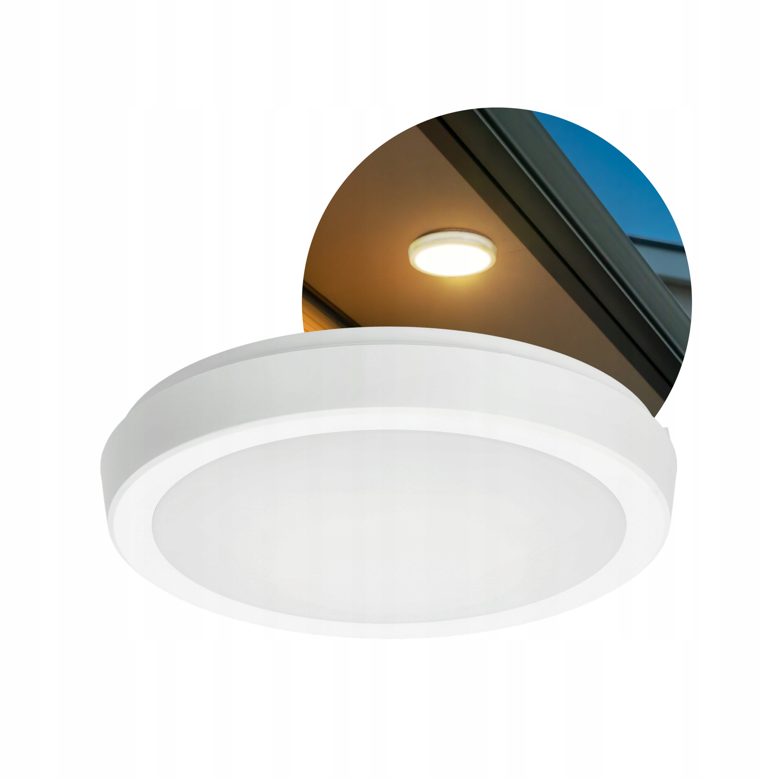 stropní svítidlo Led 18W Bílá Kulatá Cct Regulace barvy Nástěnné svítidlo