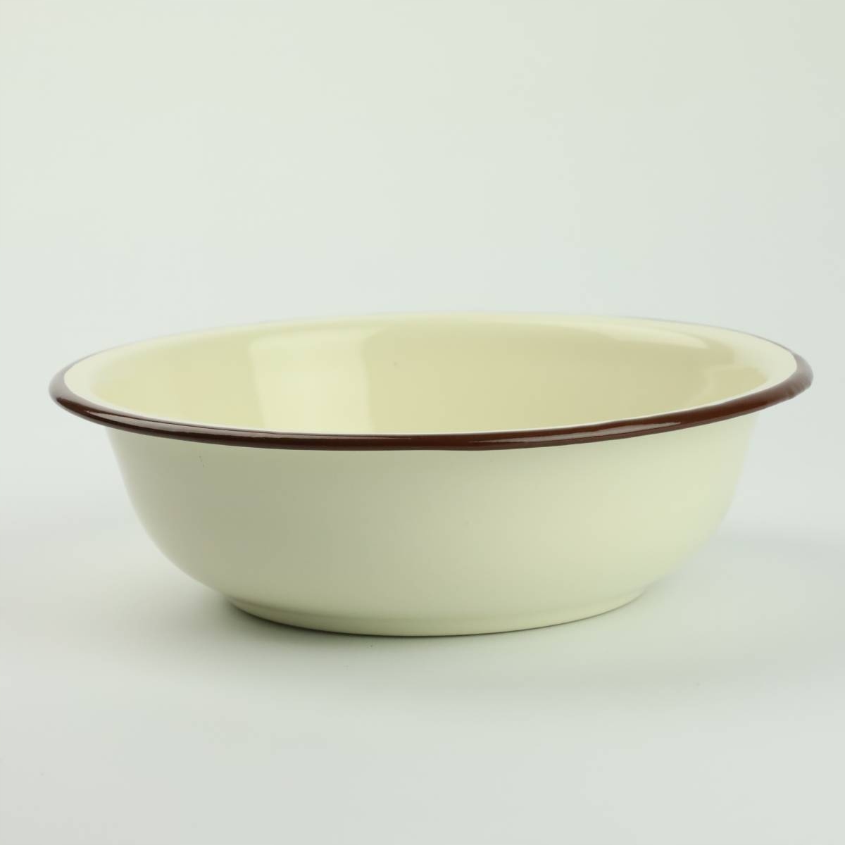 MISKA EMALIOWANA MISA 22 CM NA ZUPĘ OWOCE WARZYWA WZÓR KWIATY