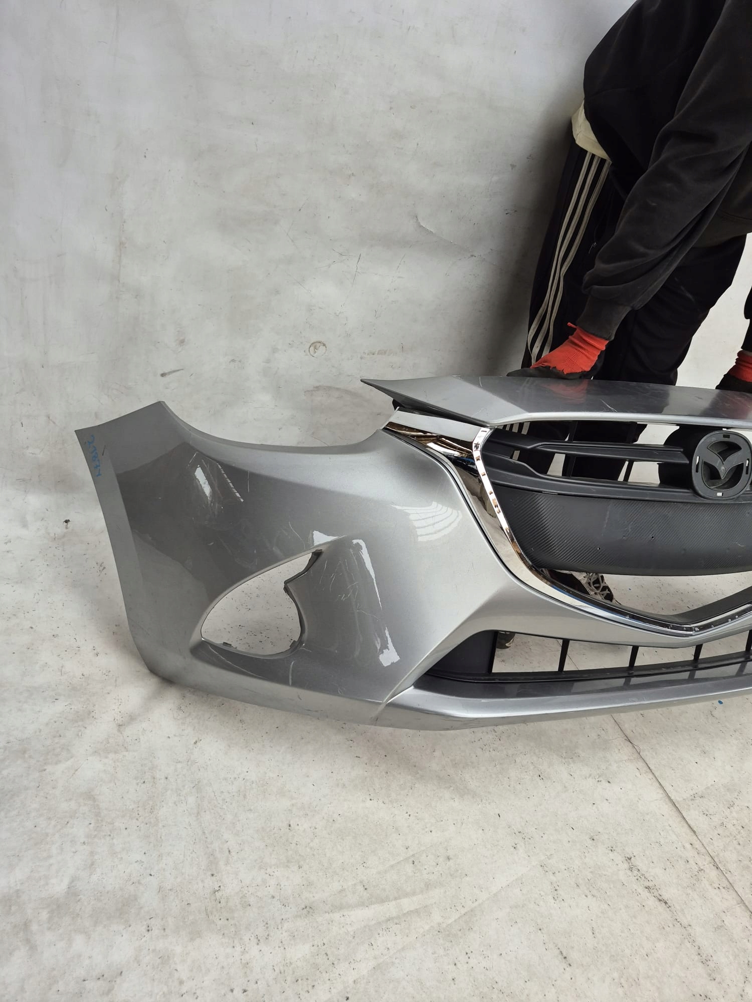 MAZDA 2 III DJ 14- bumper front front PDC DB5J-50031