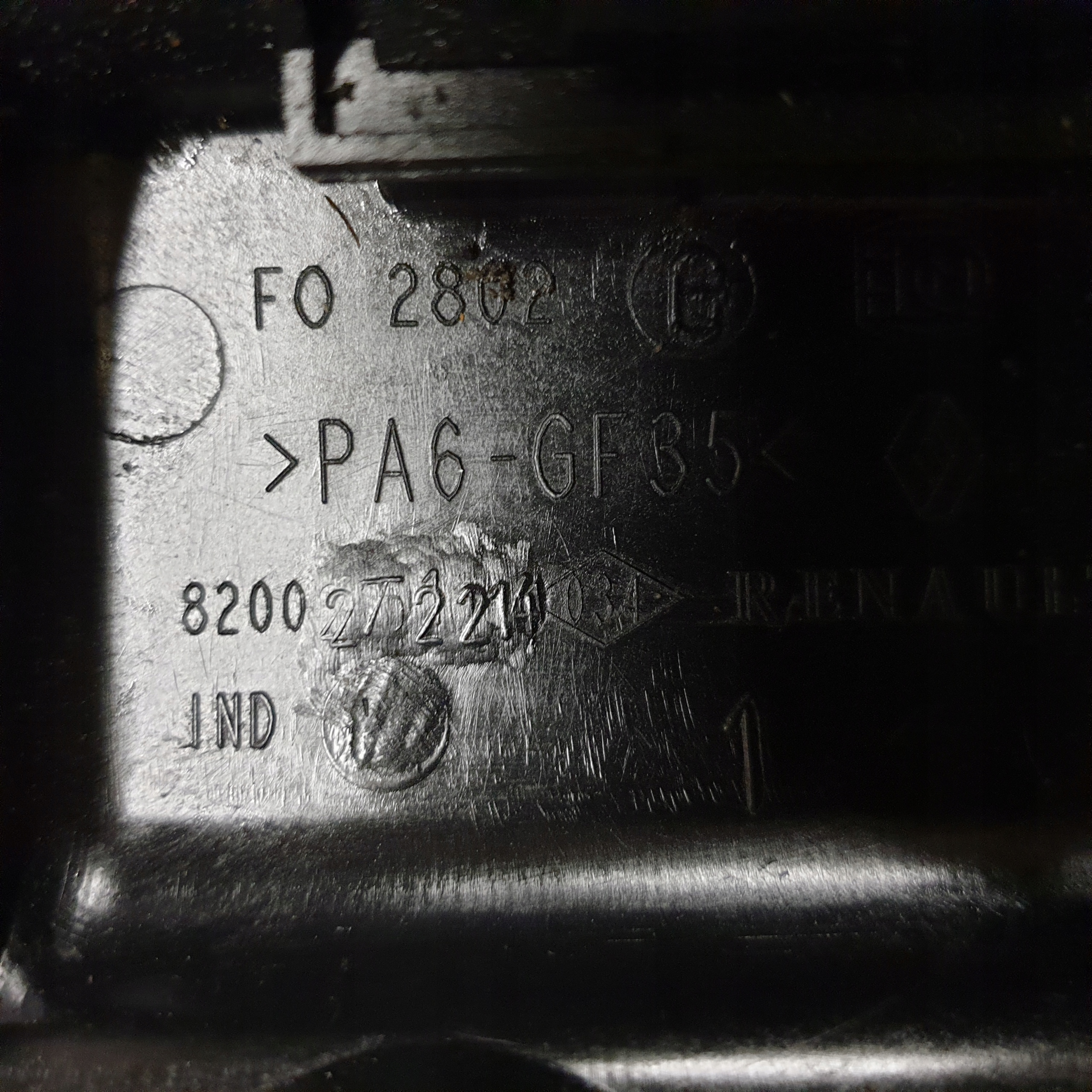 Abdeckung der Ventile Deckel Blende Abdeckung RENAULT 8200275214 OE