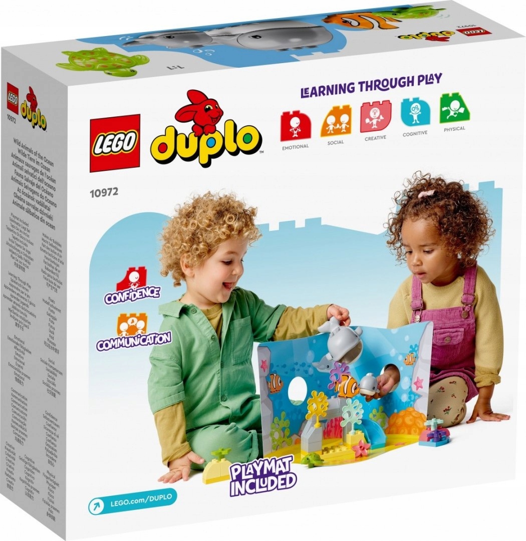 Lego Duplo 10972 Dzikie Zwierzęta Oceanów