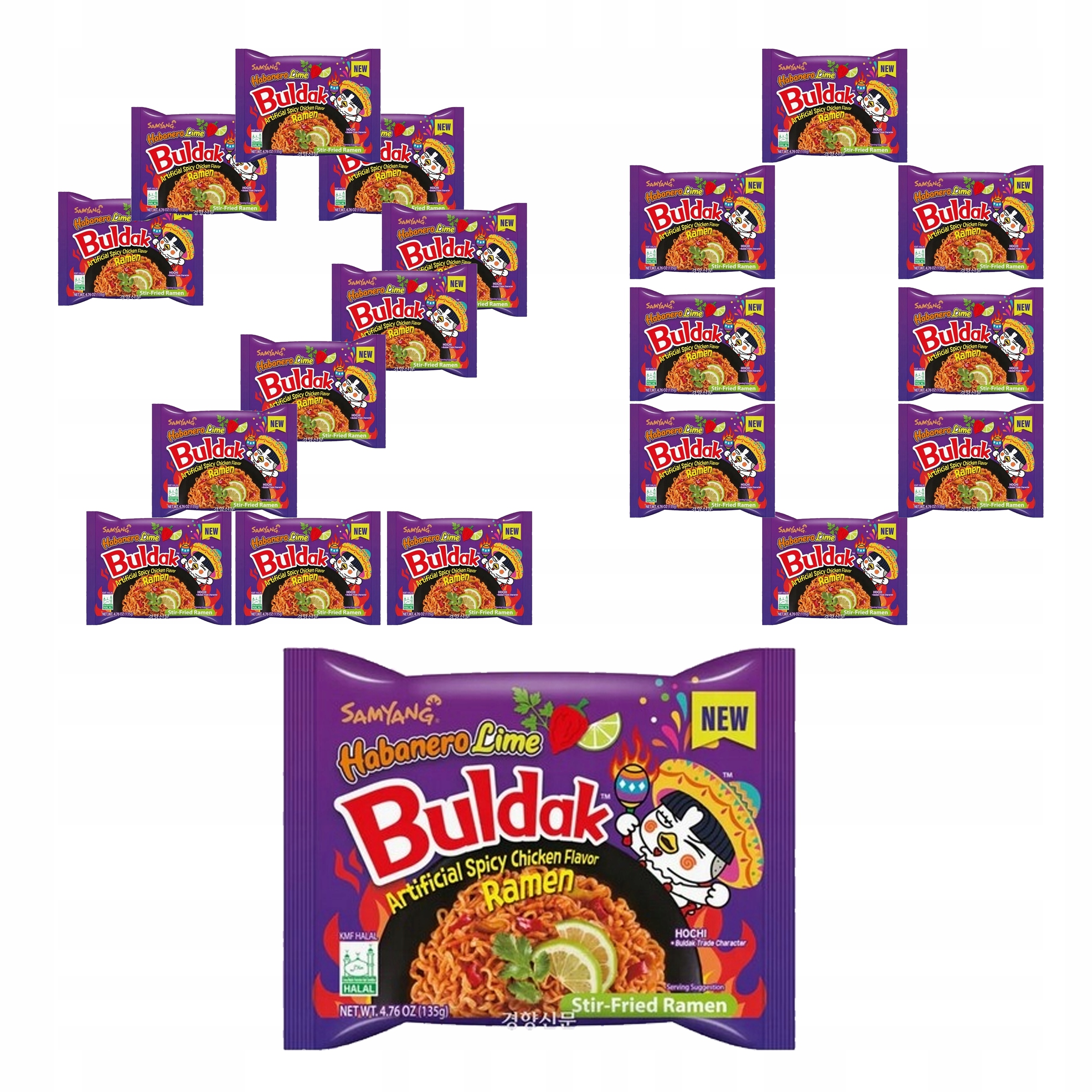 Zupka Ramen Habanero Lime SamYang Buldak 135G