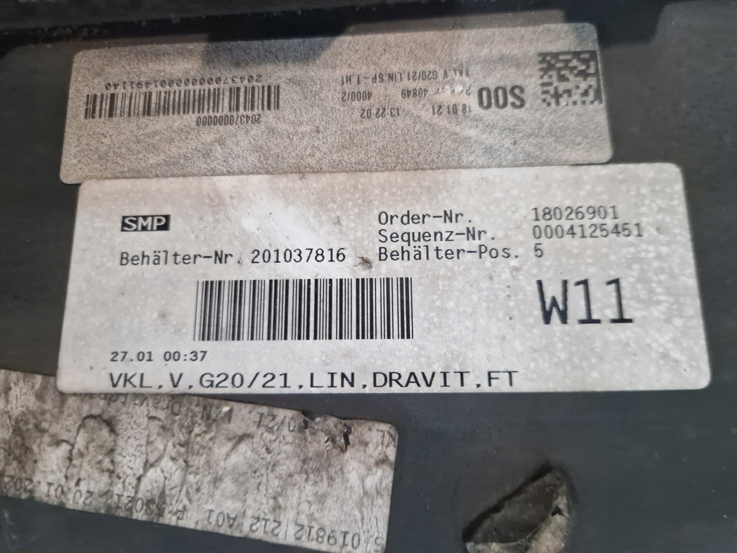 bumper front front BMW 3 G20 G21 7468359