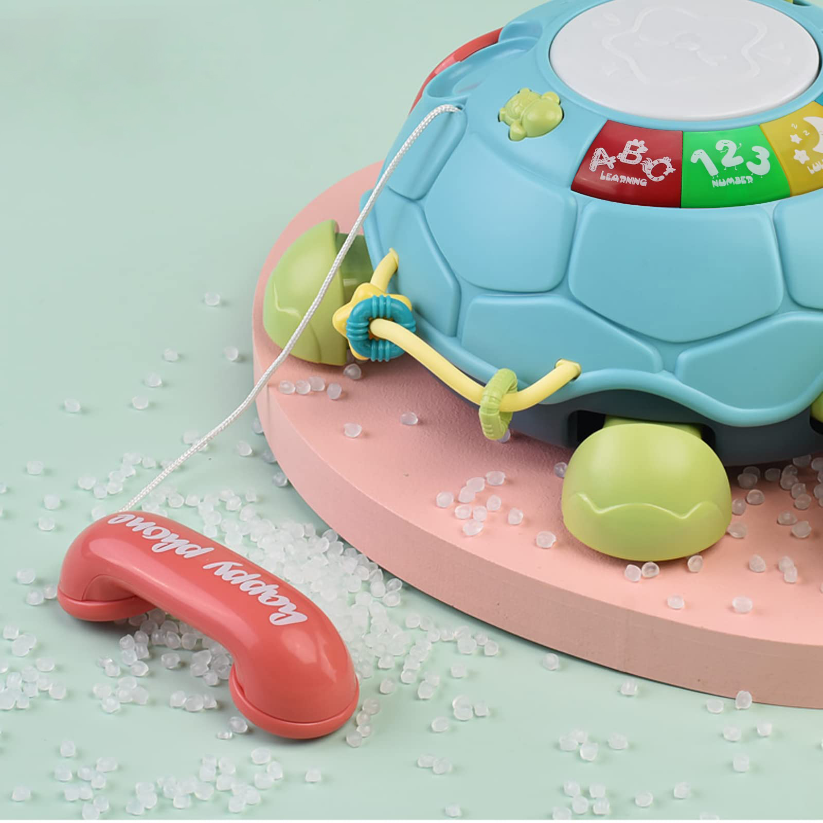 ZABAWKA MUZYCZNA DLA DZIECI Z PEŁZAJĄCYM ŻÓŁWIEM Minimalny wiek dziecka 3