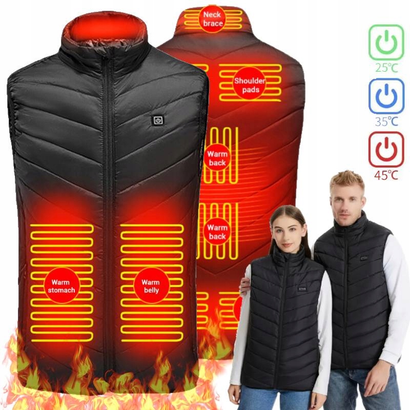 Ogrzewana Kamizelka Termiczna Grzewcza Usb 3XL