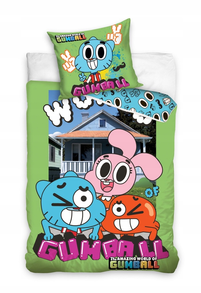 

Unikat Pościel Gumball Licencja 160x200