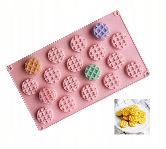 

Forma Silikonowa Do Pieczenia Gofrów Mini Gofry