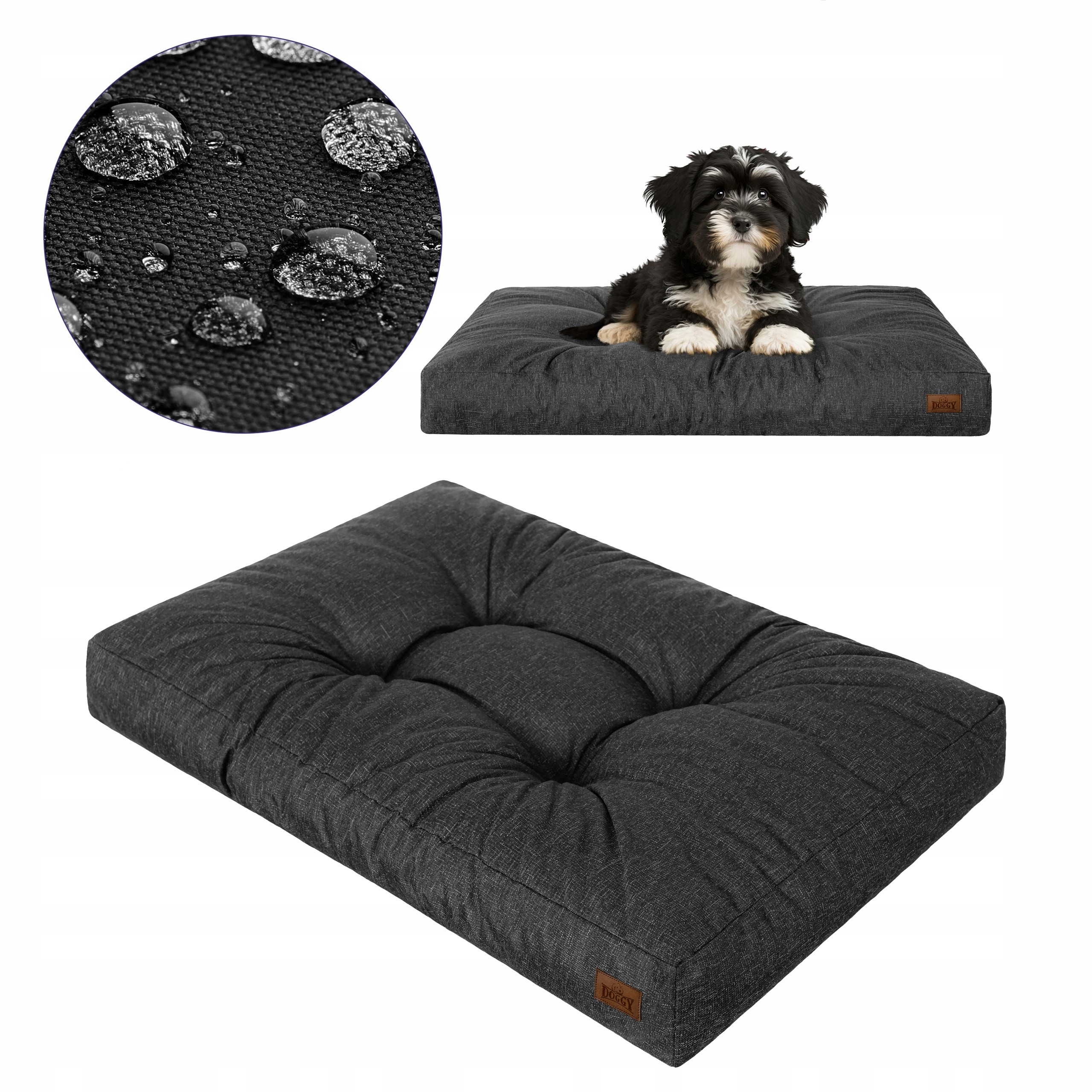 Matrace Prošívaná Voděodolná Malé Pelíšek pro psa kočku králíka M 75x50 cm