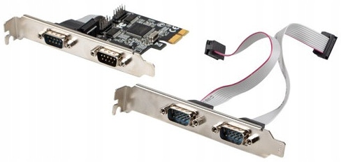 

Lanberg Karta Pci Express Com 9Pin x4 +Low Profile