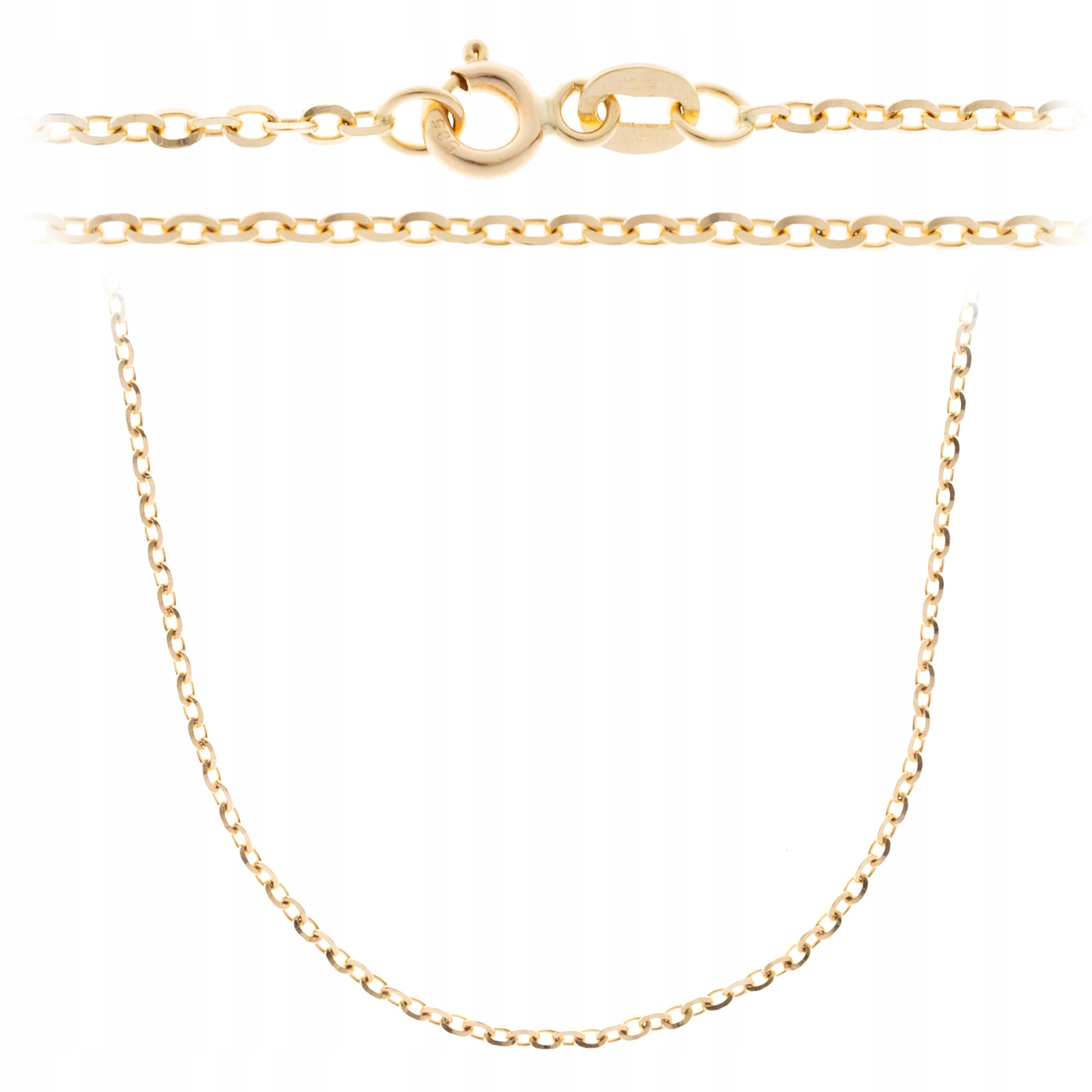 Zlatý Řetízek 585 Rolo 45 cm Dárek 2 mm