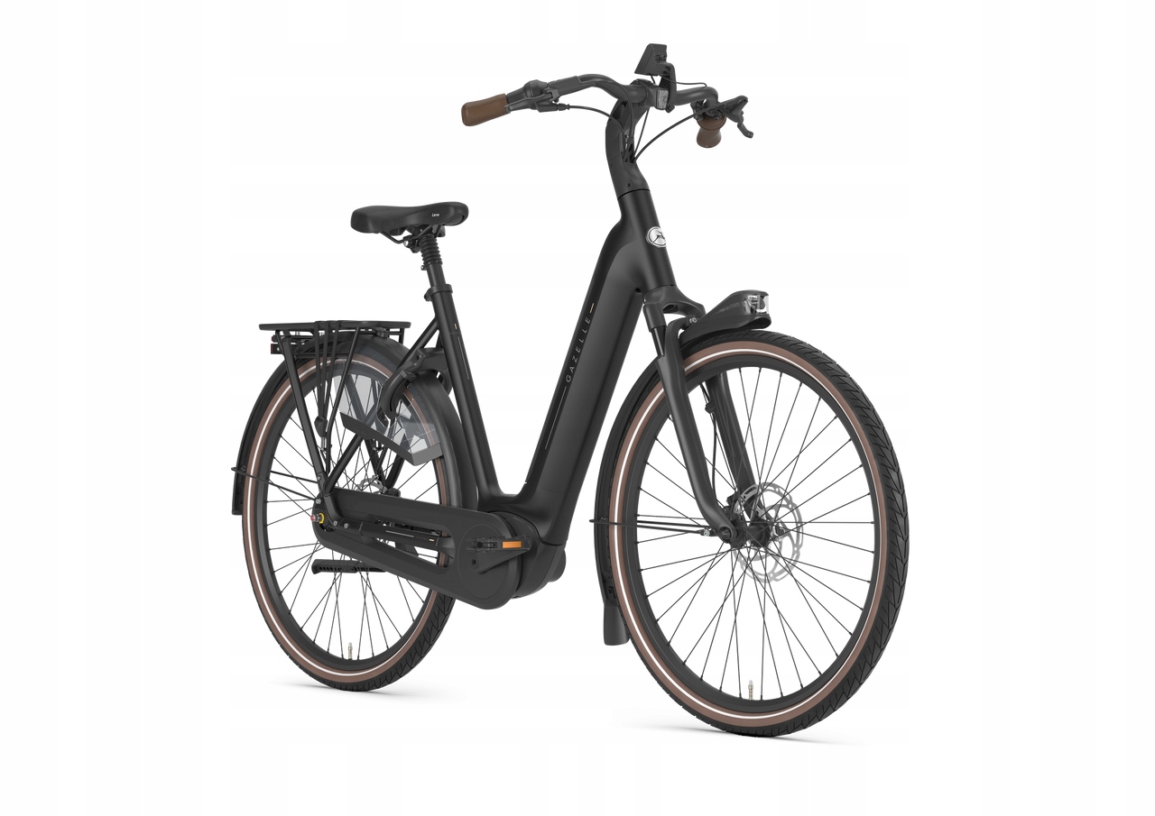 Rower elektryczny premium Gazelle Grenoble C8+ L61 600 Wh black