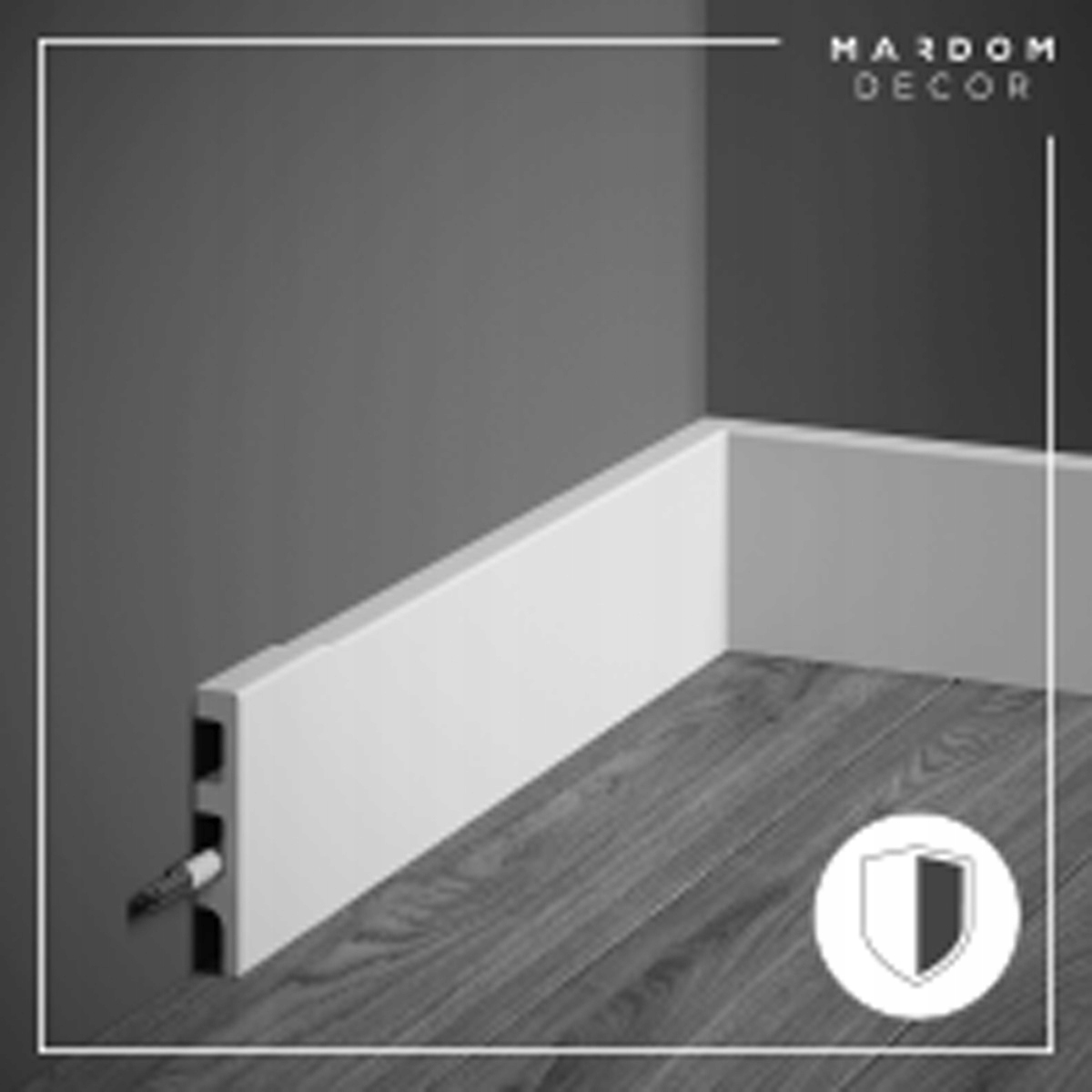 LISTWA PRZYPODŁOGOWA BIEL MARDOM POLISTYREN MD234 Długość 200 cm