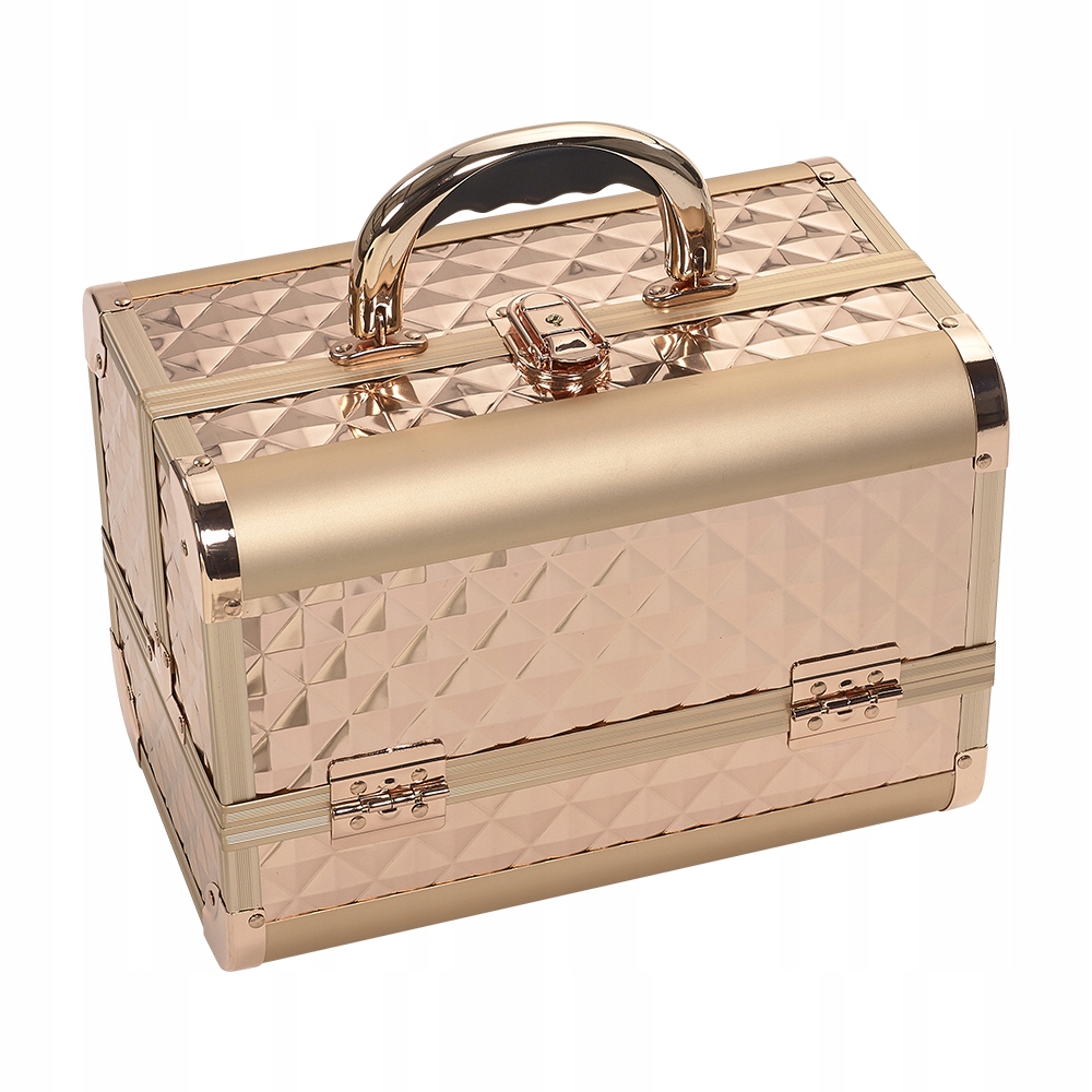 Kuferek fryzjerski, do makijażu, kosmetyczny Różowy 30