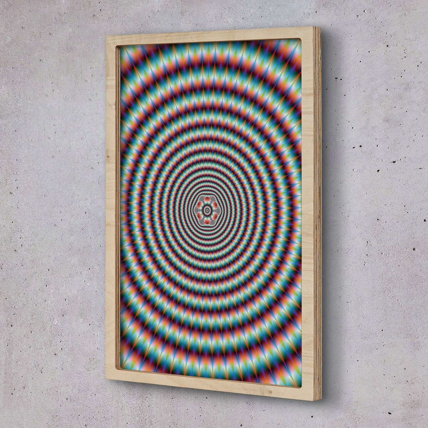 Obraz s rámem Eko Abstraktní iluze 3D 30x50 cm