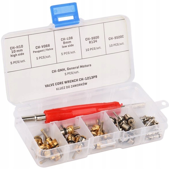 

Zaworki Do Klimatyzacji Z Kluczem 41 Elementów