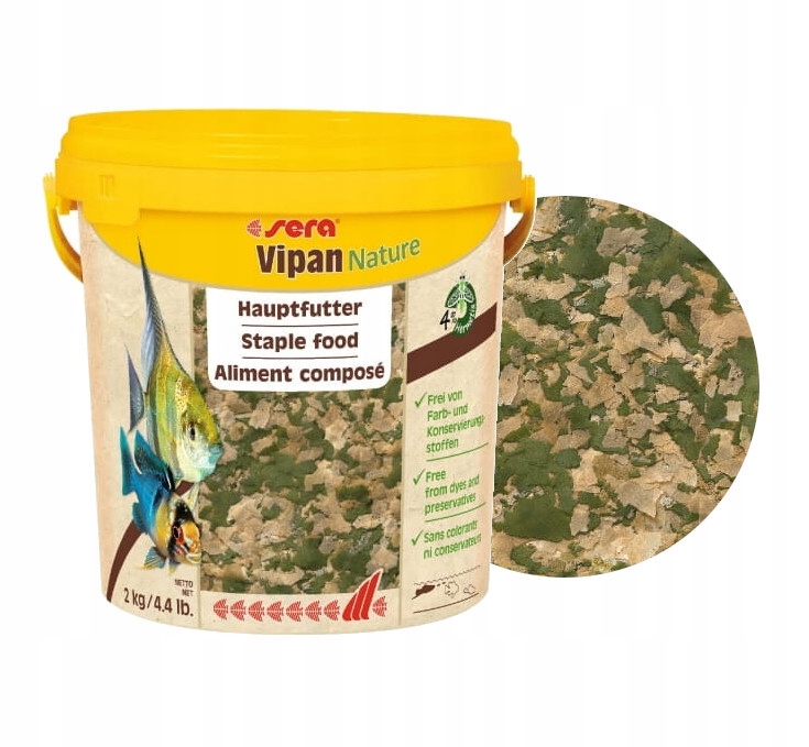 Levně Sera Vipan Nature 10L Krmivo Pro Ryby Kyblík