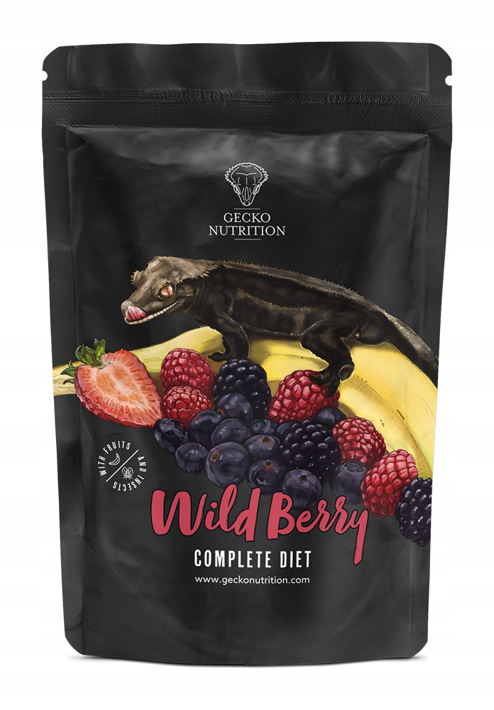 Gecko Nutrition Krmivo pro Gekona Banán Lesní Ovoce 500 g