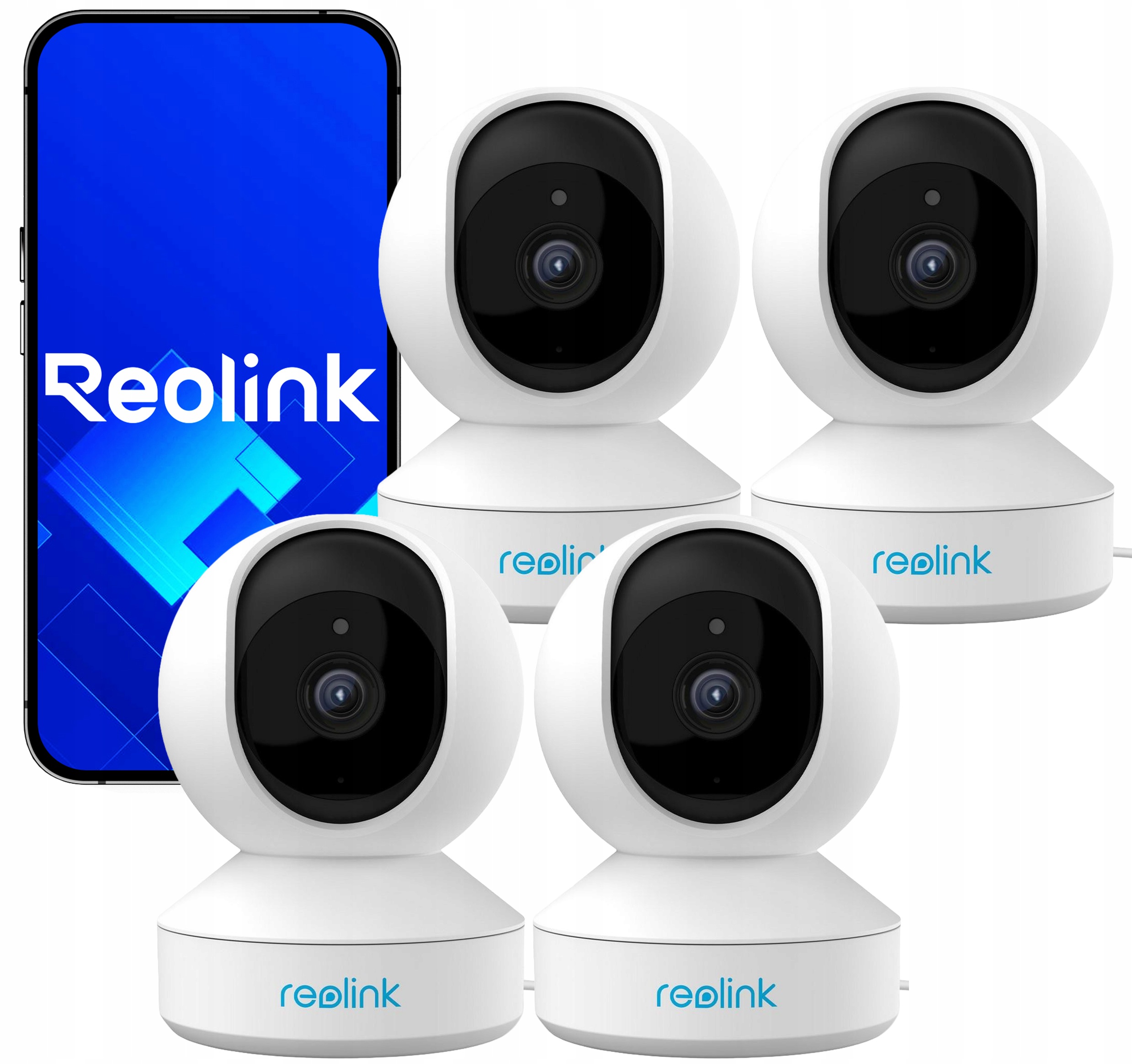 WiFi kamera 5MPx 4-Pack Otočná Reolink E330 MicroSD mikrofon