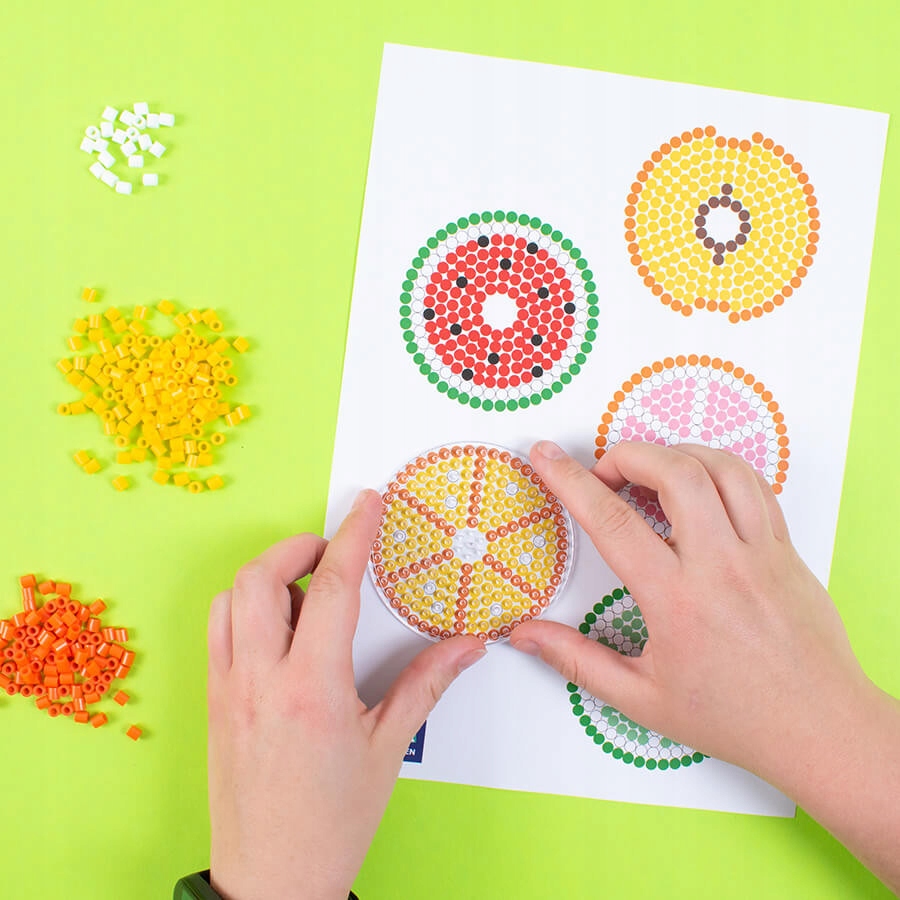 EKO Koraliki do prasowania prasowanki 1000 szt JASNONIEBIESKIE EAN (GTIN) 17394311925566