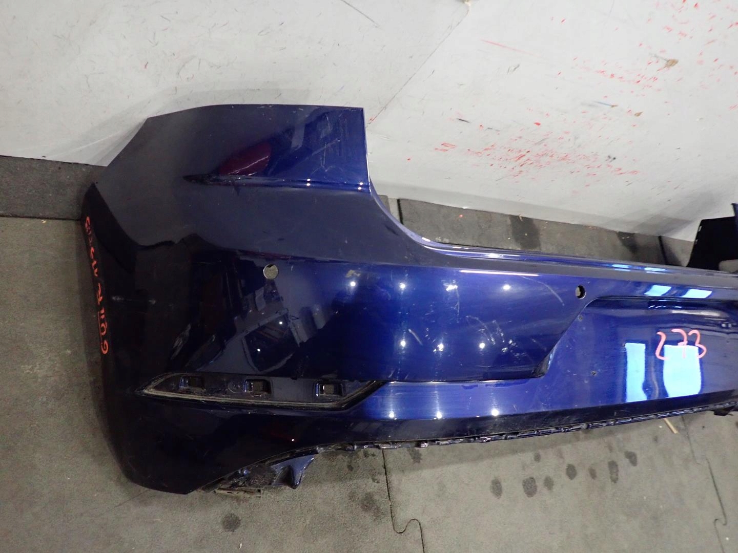 bumper rear part rear VW GOLF VII LIFT 2017- HB 5G6807421BK