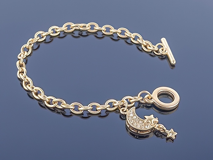

Złota bransoletka Charms 14k