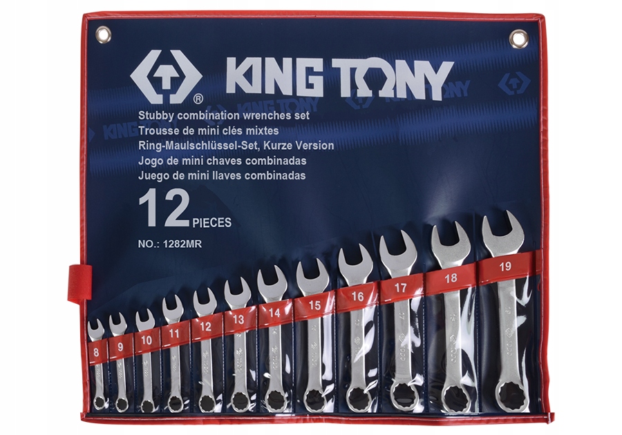 

Komplet Kluczy Płasko-oczkowych 1282MR King Tony