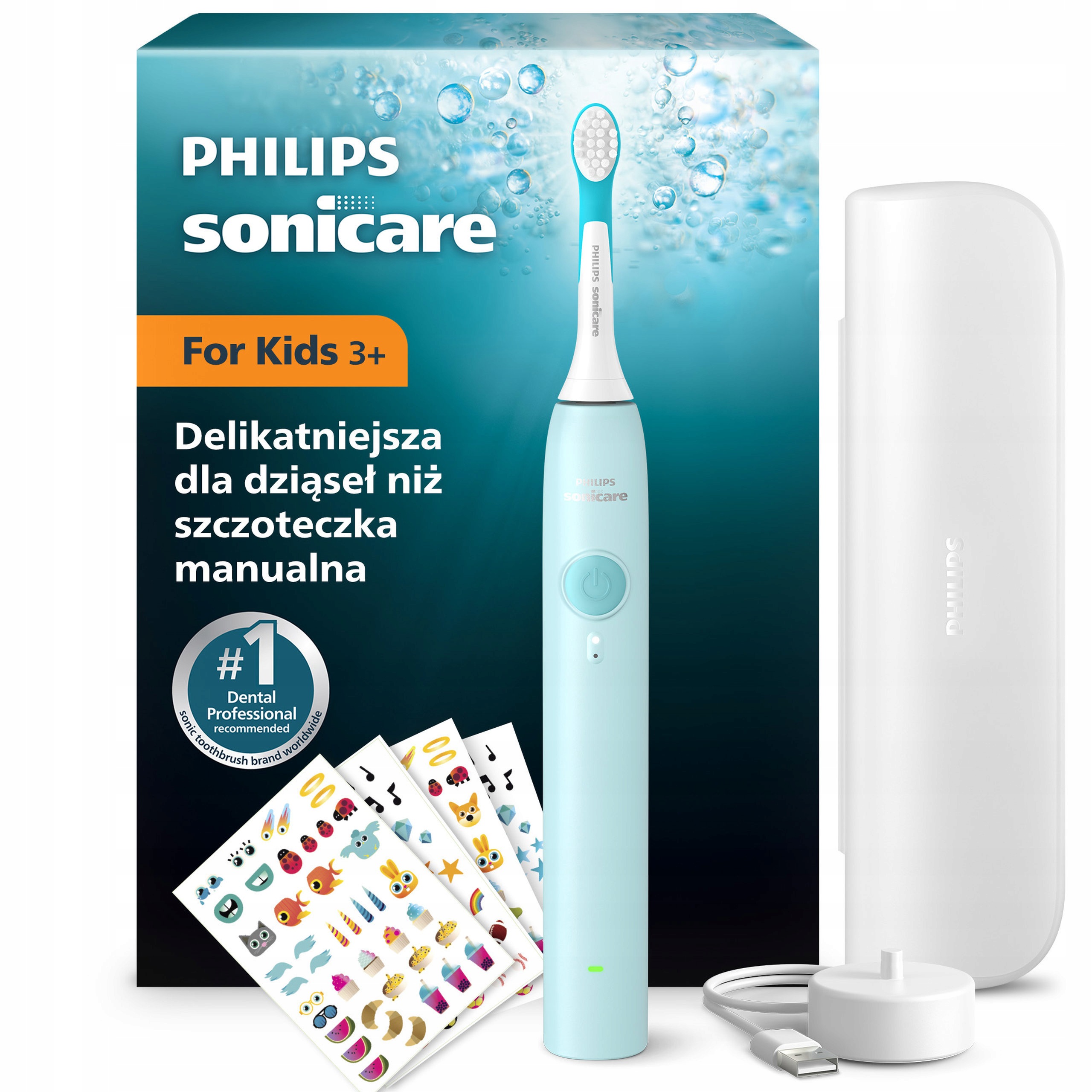 Szczoteczka soniczna elektryczna dla dzieci Philips Sonicare HX6500/33